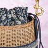 Túi đeo Christian Dior Wicker Bucket Oblique