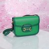 Túi đeo Gucci Green GG Horsebit 1955 Edition Cowhide