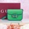 Túi đeo Gucci Green GG Horsebit 1955 Edition Cowhide