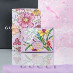 Ví Gucci Marmont Bifold GG Floral Lavender (Limited)