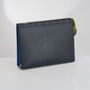 Clutch Louis Vuitton Voyage Damier Graphite / Bleu Nuit Epi size MM