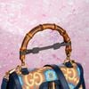 Túi Gucci GG Kaleidoscope Bamboo 100th Anniversary Blue