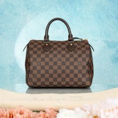 Túi du lịch Louis Vuitton Speedy Bandoulière Damier Ebene size 25