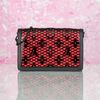 Túi Louis Vuitton Dauphine Monogram Lace Portefeuille Black Red