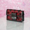 Túi Louis Vuitton Dauphine Monogram Lace Portefeuille Black Red