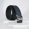 Thắt lưng Louis Vuitton Initiales Midnight Blue Cowhide (Xanh đậm) size 90