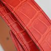 Thắt lưng Hermès H Signature/ H Au Carré Red Crocodile size 85 (nữ)