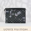 Clutch Louis Vuitton Pochette Voyage MM Karo Grey Damier (Xám Bạc)