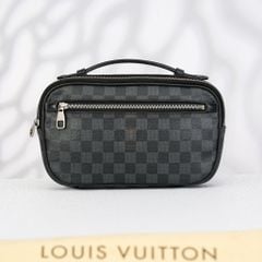 Túi đeo chéo/ Clutch Louis Vuitton Ambler Damier Graphite