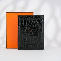 Ví Hermès Bifold Wallet in Emerald Alligator