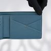 Ví ngắn Louis Vuitton Multiple Navy Blue Taurillon