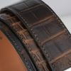 Thắt lưng Hermès H Guillochee Brown Crocodile (size 90-95)