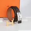 Thắt lưng Hermès H Guillochee Brown Crocodile (size 90-95)