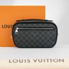 Túi đeo chéo/ Clutch Louis Vuitton Ambler Damier Graphite