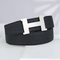 Thắt lưng Hermès H Constance Reversible Box Calf/Togo size 105 (Đen)