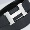 Thắt lưng Hermès H Constance Reversible Box Calf/Togo size 105 (Đen)