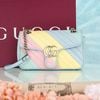 Túi Gucci Marmont GG Calfskin in Pastel Multicolor size 25