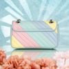 Túi Gucci Marmont GG Calfskin in Pastel Multicolor size 25