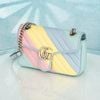 Túi Gucci Marmont GG Calfskin in Pastel Multicolor size 25
