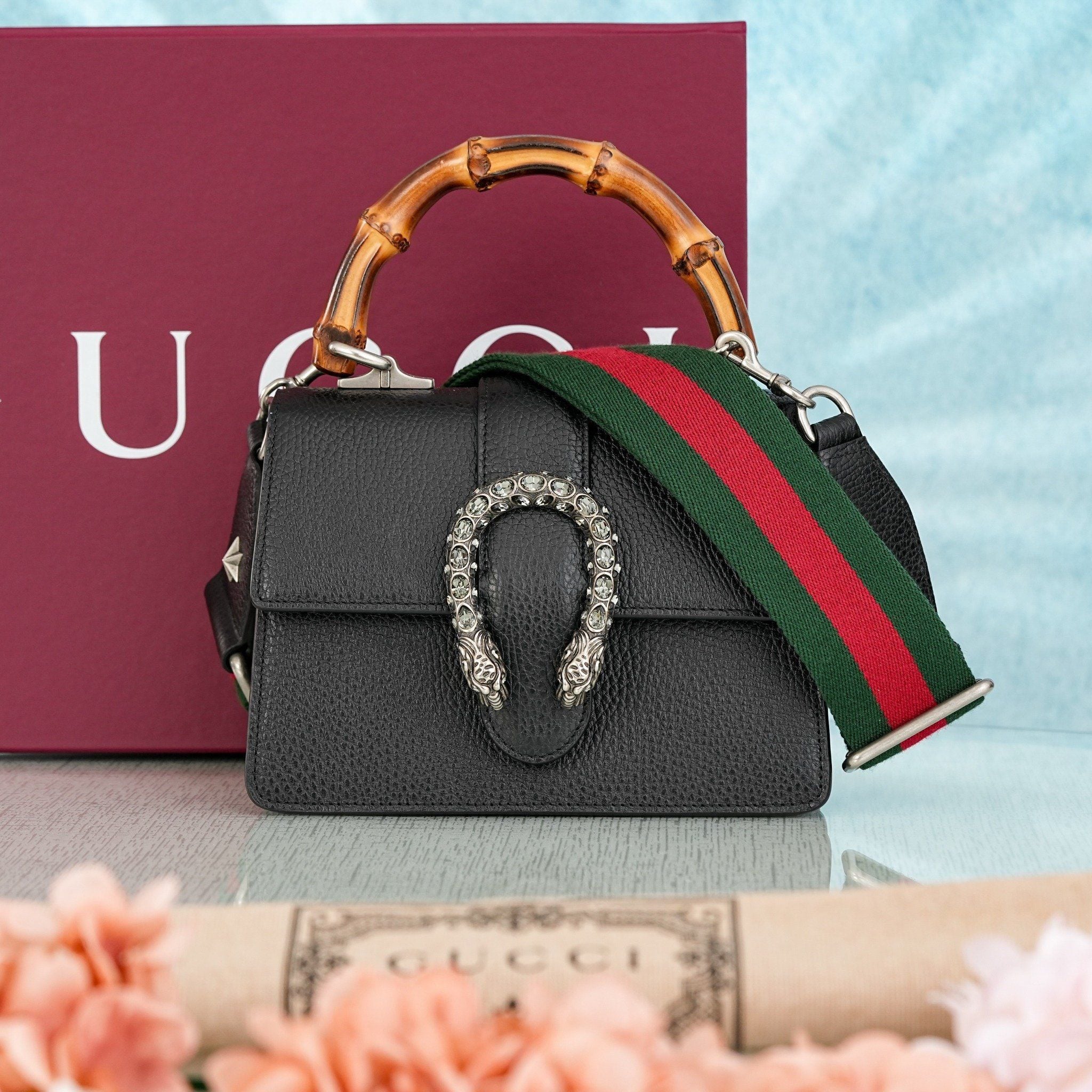 Túi Gucci Bamboo Handle Dionysus Mini size 21