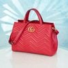 Túi Gucci GG Marmont Top Handle Red Matelassé