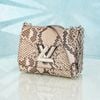 Túi đeo Louis Vuitton Twist PM Exotic Python Brown size 19