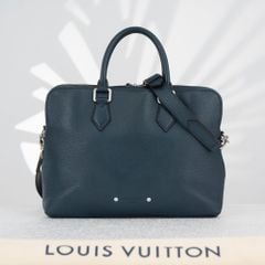 Cặp Tài Liệu Louis Vuitton Armand Navy Blue Taurillon Size 37