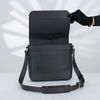 Túi đeo Louis Vuitton Roman PM Messenger Black Taiga size 25