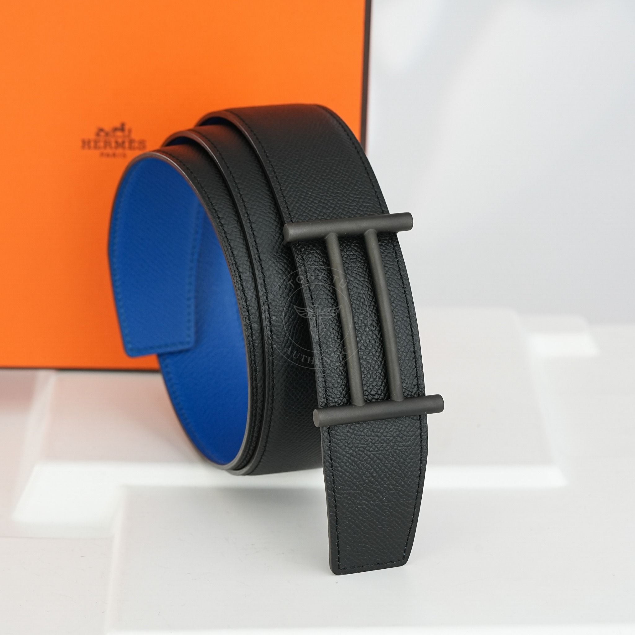 Thắt lưng Hermes Black Rider Epsom size 95