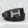 Thắt lưng Hermes Touareg Letter Sliver Buckle Reversible Boxcalf/Togo (Đen/Xám) size 95