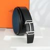 Thắt lưng Hermes Silver Laiton Palladium H Royal Belt Buckle Reversible size 95