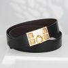 Thắt lưng Hermès Collier Golden De Chien Boxcalf/Togo size 95 (Đen/Nâu)