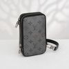 Túi đeo Louis Vuitton Double Pochette Téléphone Monogram size 19