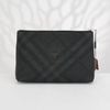 Clutch Burberry London Checkered Zip Black