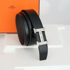 Thắt lưng Hermès H Touareg Belt Buckle Reversible Togo/Box Calf size 90