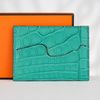 Ví đựng thẻ Hermès MC² Copernic Alligator Emerald Green