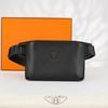 Túi đeo Hermès Fanny Pack Epsom Calfskin Noir Black