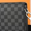 Túi Louis Vuitton Studio Messenger Damier Graphite Black size 23