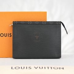 Clutch Louis Vuitton Epi Monogram Eclipse - Black Size 27