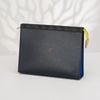 Clutch Louis Vuitton Pochette Voyage Damier Graphite Epi Blue