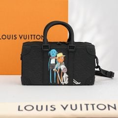 Túi Louis Vuitton Soft Trunk Cartoon LV Friends Taurillon Monogram size 27