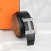 Thắt lưng Hermès H Touareg Silver Reversible Boxcalf/Togo size 95