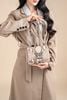 Túi đeo Louis Vuitton Twist PM Exotic Python Brown size 19