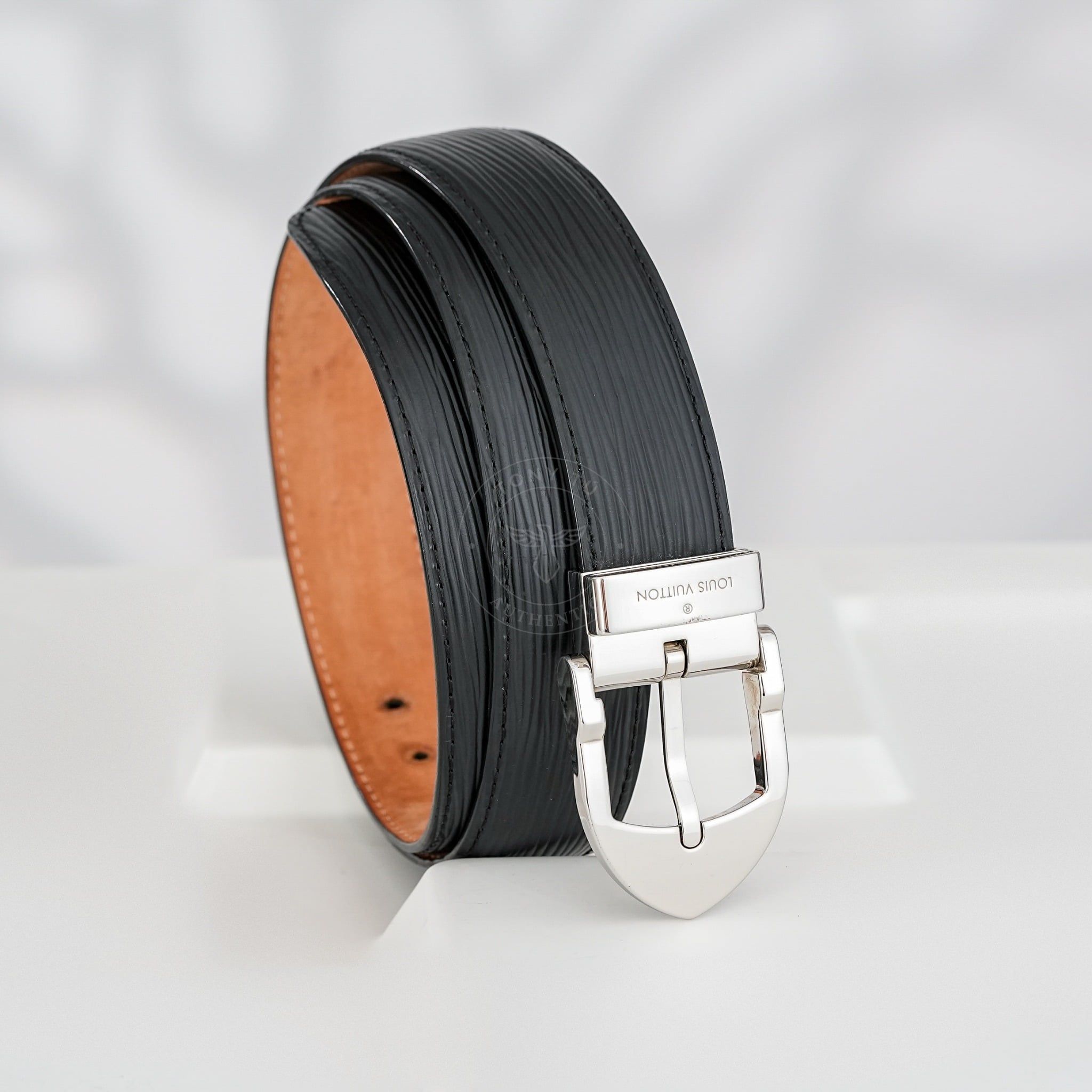 Thắt lưng Louis Vuitton Ceinture Noir Epi (Đen) Size 85