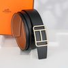 Thắt lưng Hermès PG H Buckle Reversible Boxcalf/Togo (Đen/Nâu Gold) size 105