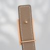 Thắt lưng Hermès Collier De Chien Reversible Swift/Epsom (Hồng phấn/Nâu) size 75