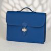 Cặp tài liệu Hermès Sac à Dépêches Briefcase Togo Bleu Électrique size 39