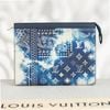 Clutch Louis Vuitton Voyage MM Monogram Bandana Bleached Blue (Limited)
