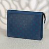 Clutch Louis Vuitton Voyage Monogram Racing Blue size 27