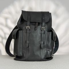 Balo Louis Vuitton Christopher MM Epi Bleu Nuit (Xanh đậm) size 40